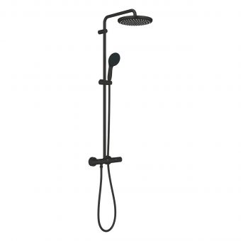 GROHE TEMPESTA 250 dušas sistēma ar termostatu matēta melna 266702431 