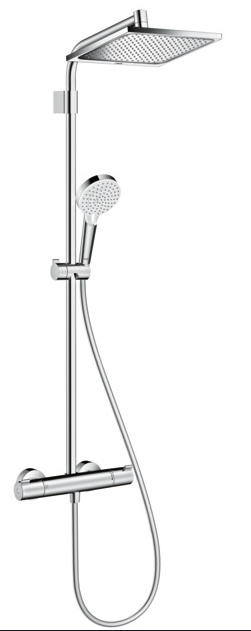 HANSGROHE CROMETTA E 240 dušas sistēma ar termostatu + dāvanā JBL Bluetooth speaker HG26785000 