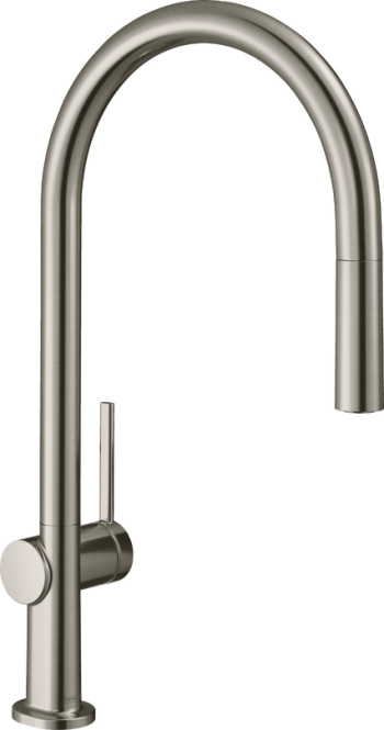 HANSGROHE Talis M54 210 1jet virtuves izlietnes jaucējkrāns ar izvelkamu dušu 72802800 