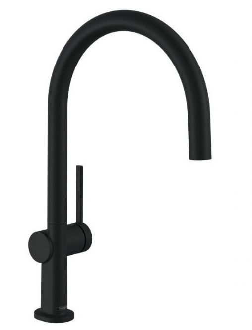 HANSGROHE Talis M54  220 1jet virtuves jaucējkrāns melns HG72804670 