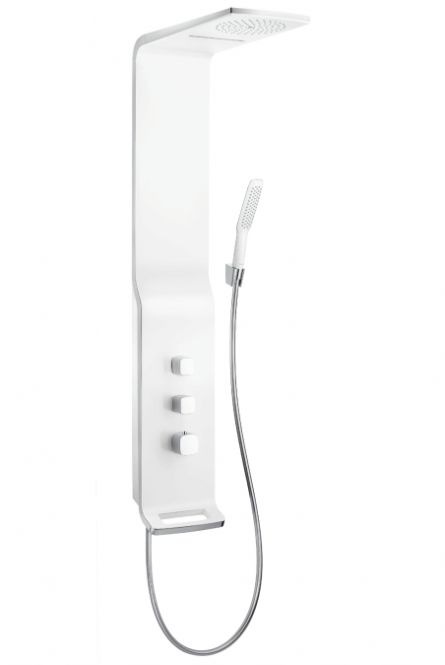 HANSGROHE Raindance Lift 180 2jet Dušas panelis balts/hroms HG27008400 