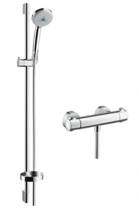 HANSGROHE Croma 100 Multi dušas komplekts ar termostatu Ecostat Comfort HG27085000 