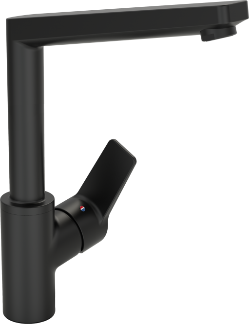 ORAS TWISTA 3838F-33 virtuves izlietnes jaucējkrāns melns 