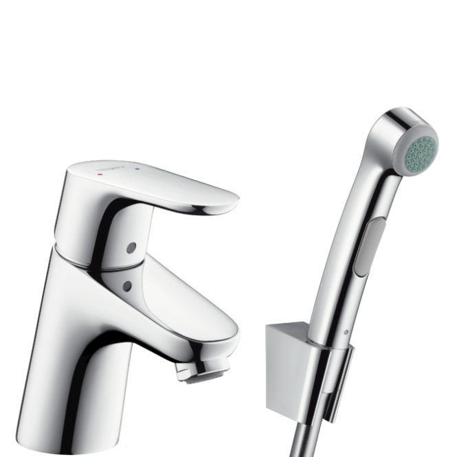 HANSGROHE Focus 70 izlietnes jaucējkrāns ar bidetu HG31926000 