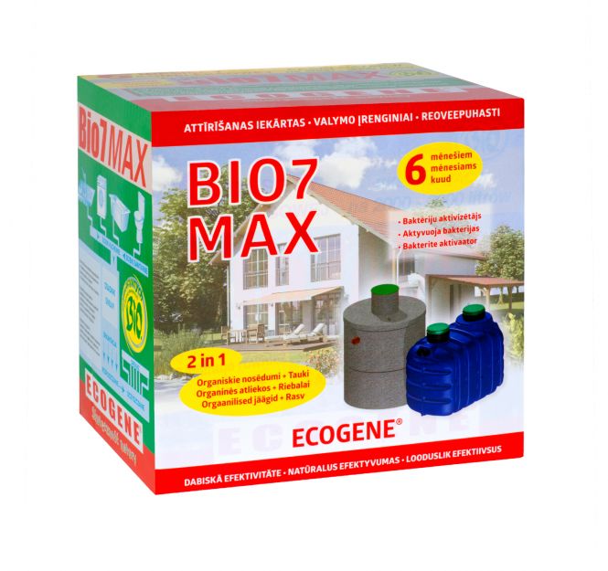 SOTRALENTZ BIO7 MAX baktērija septiķim - nosēdumiem, taukiem 
