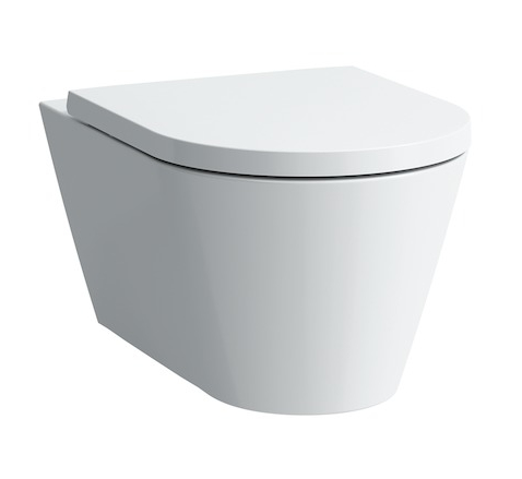 LAUFEN KARTELL Rimless sienas pods ar QR Soft Close vāku H8203370000001+H8913330000001 