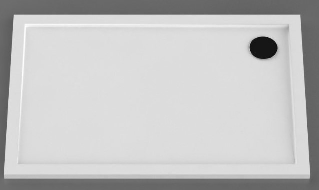 VISPOOL QZ-120 Dušas paliktnis 1200x900x30 