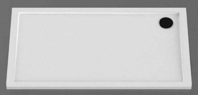 VISPOOL QZ-145 R Dušas paliktnis 1450x800x30 labā puse 